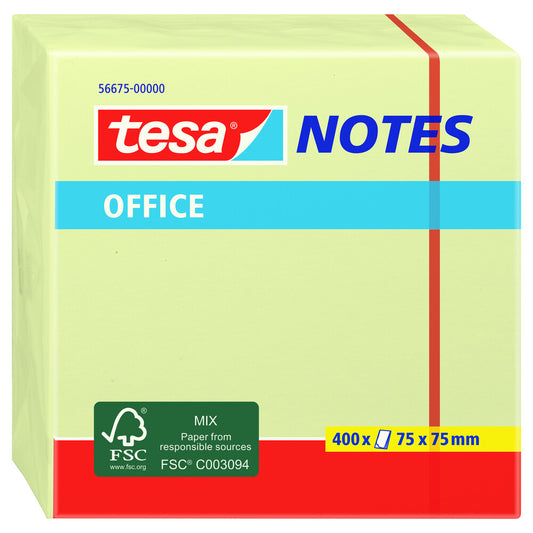 Tesa - tesa® Notes 400 Blatt, Würfel gelb, 75mm:75mm - 56675-00000-05
