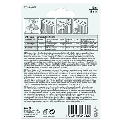 Tesa - Montageband Fliesen, Metall 100 kg - 77746-00000-01