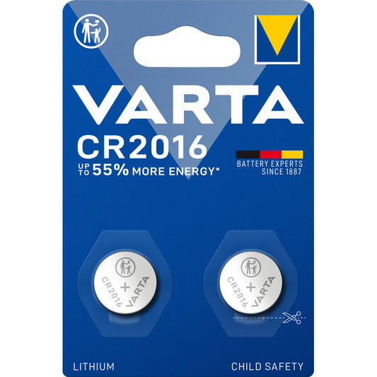 VARTA -  LITHIUM Coin CR2016 Blister 2 - 6016101402