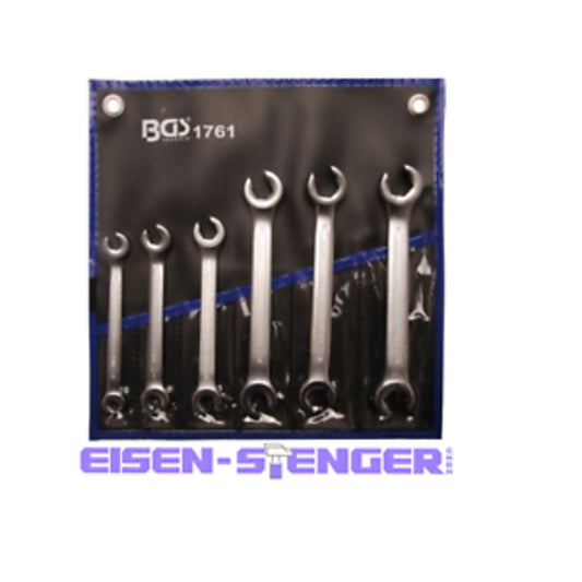 BGS - Offener Doppel-Ringschlüssel-Satz | SW 8x10 - 17x19 mm | 6-tlg. - 1761