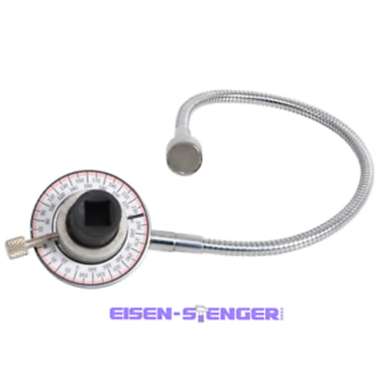 Drehwinkel-Messgerät mit Magnetarm | Antrieb Innenvierkant 12,5 mm (1/2