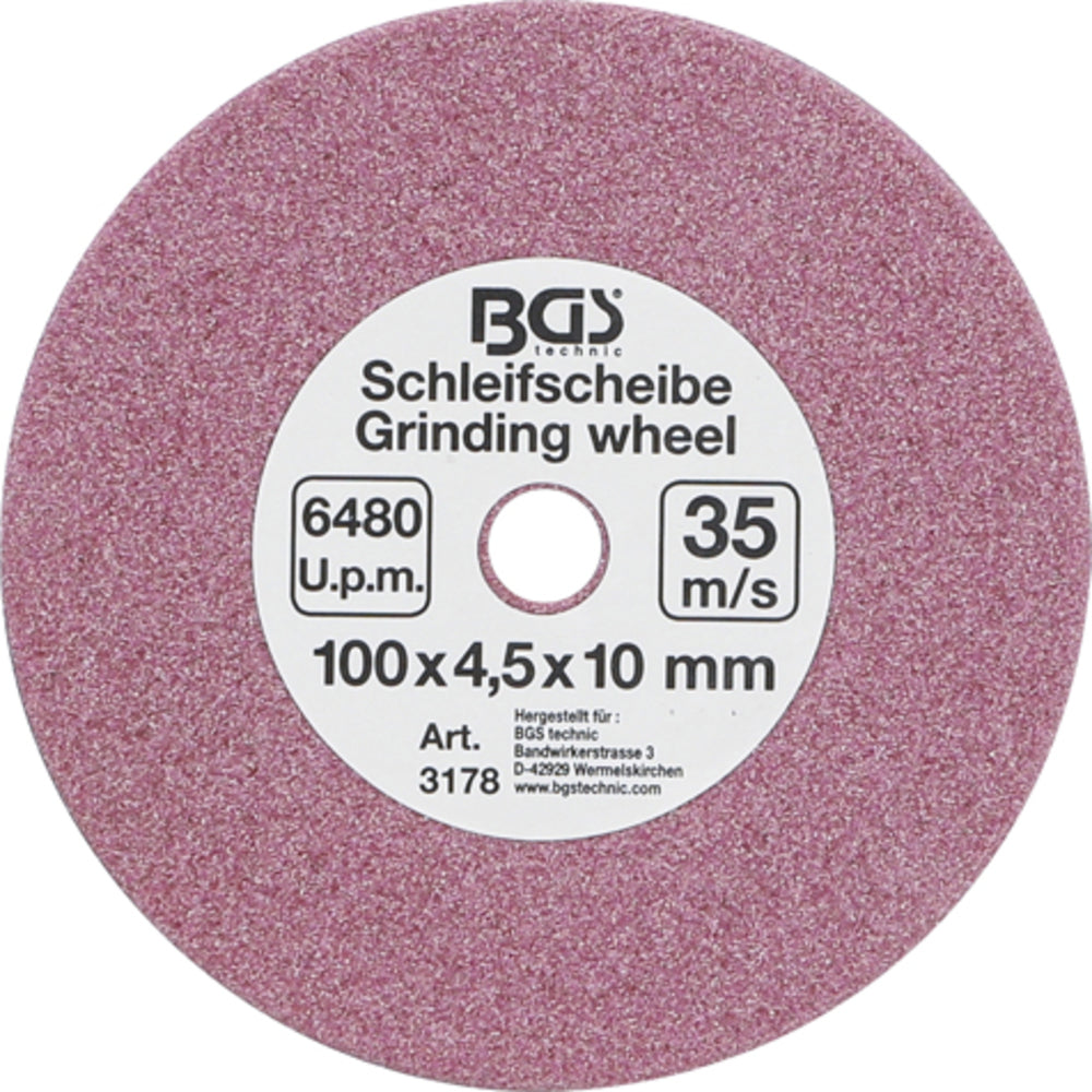 BGS - Schleifscheibe | für Art. 3180 | Ø 100 x 4,5 x 10 mm - 3178