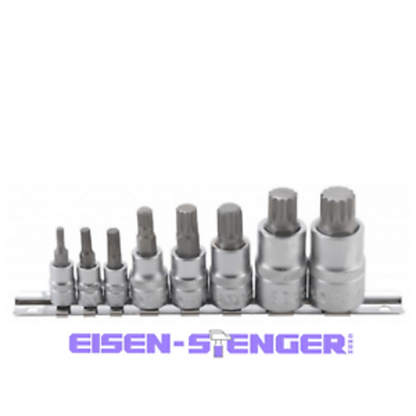 BGS - Bit-Einsatz-Satz | Innenvielzahn (für XZN) | M4 - M16 | 8-tlg. - 5105