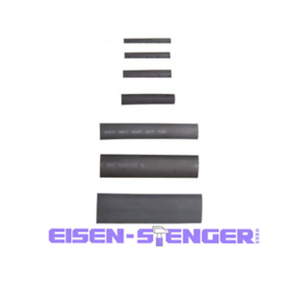 BGS - Schrumpfschlauch-Sortiment | schwarz | 127-tlg. - 8042
