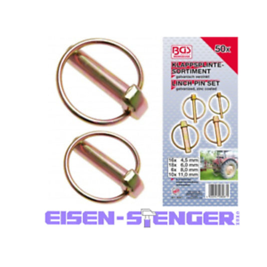 BGS - Klappsplinte-Sortiment | 50-tlg. - 8087