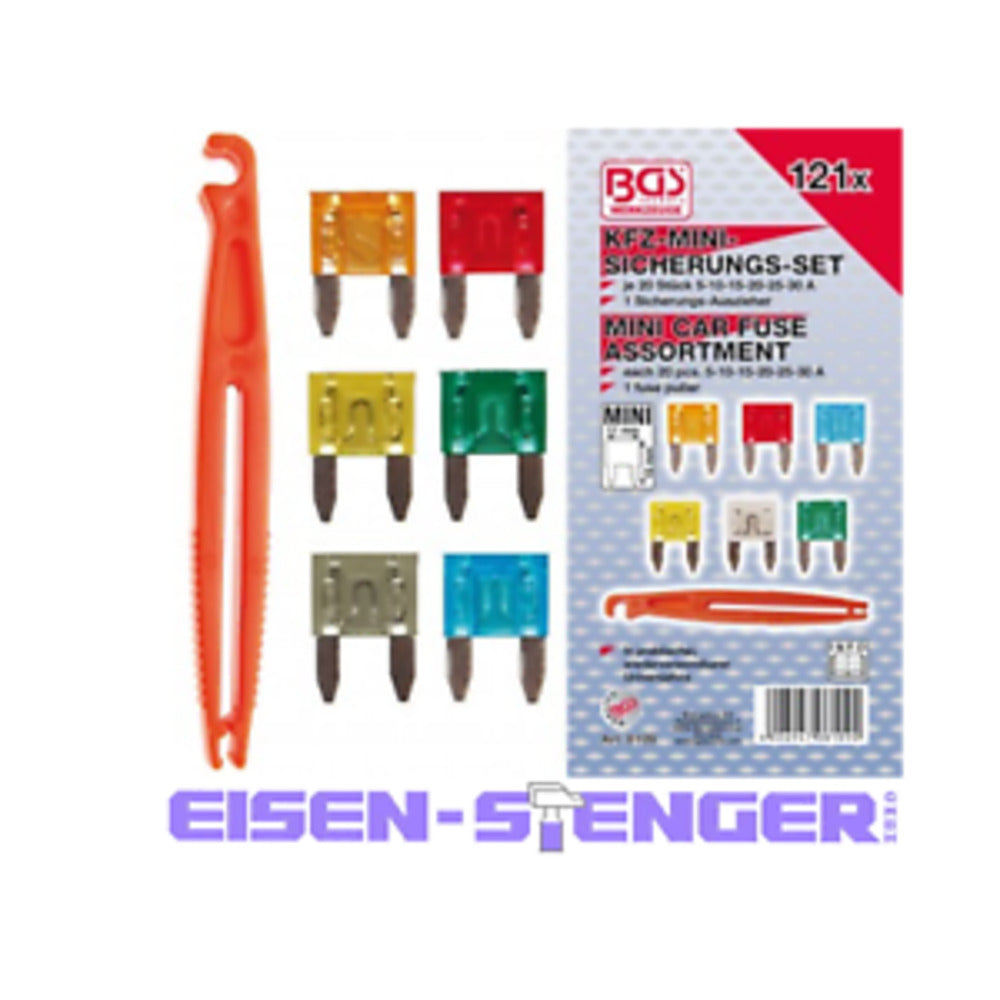 BGS - Kfz-Sicherungs-Sortiment | Mini | 121-tlg. - 8109