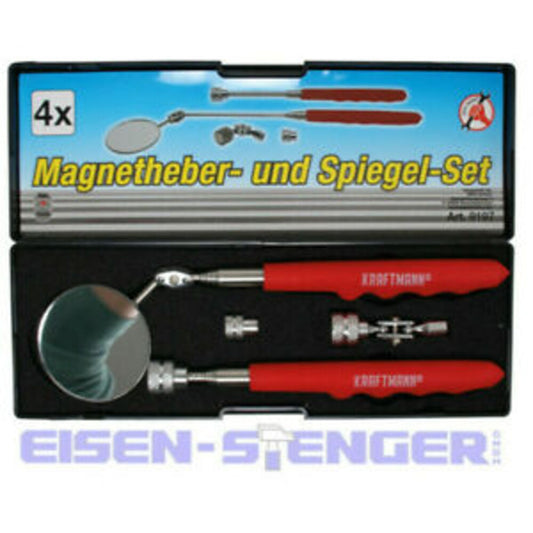 Magnetheber- und Inspektionsspiegel-Satz | 4-tlg.