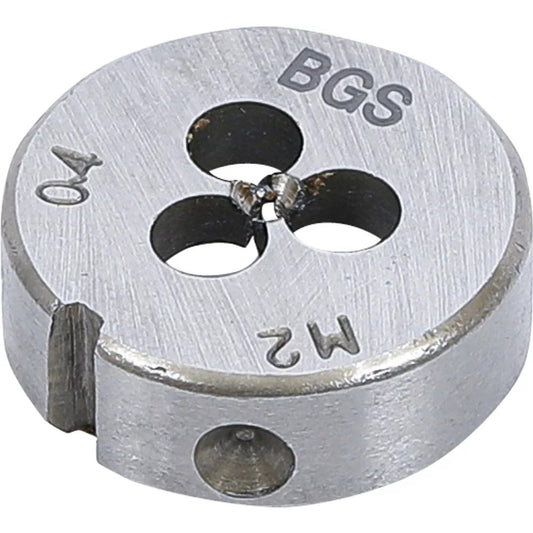 BGS - Gewindeschneideisen | M2 x 0,4 x 25 mm - 1900-M2X0.4-S