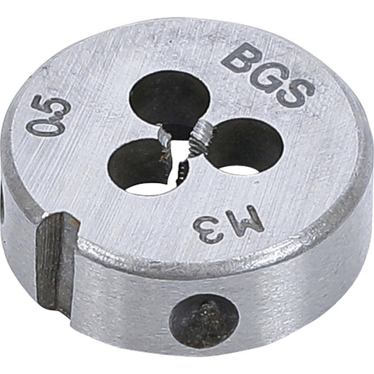 BGS - Gewindeschneideisen | M3 x 0,5 x 25 mm - 1900-M3X0.5-S