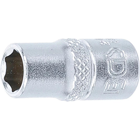 BGS - Steckschlüssel-Einsatz Sechskant | Antrieb Innenvierkant 6,3 mm (1/4") | SW 7 mm - 2479