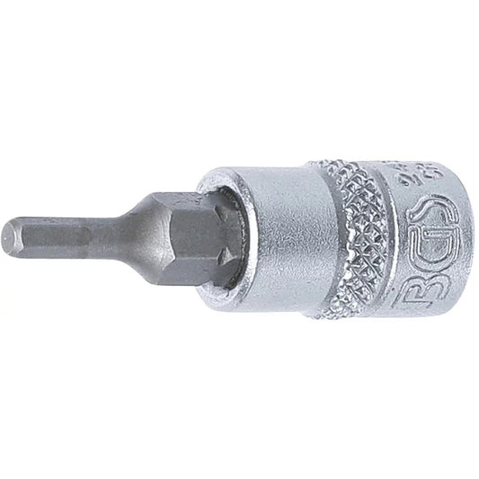 BGS - Bit-Einsatz | Antrieb Innenvierkant 6,3 mm (1/4") | Innensechskant 3 mm - 2497