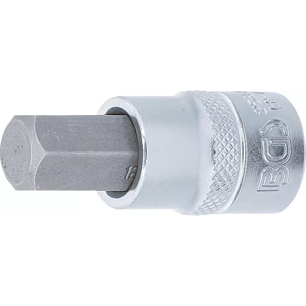 BGS - Bit-Einsatz | Antrieb Innenvierkant 10 mm (3/8") | Innensechskant 12 mm - 2584