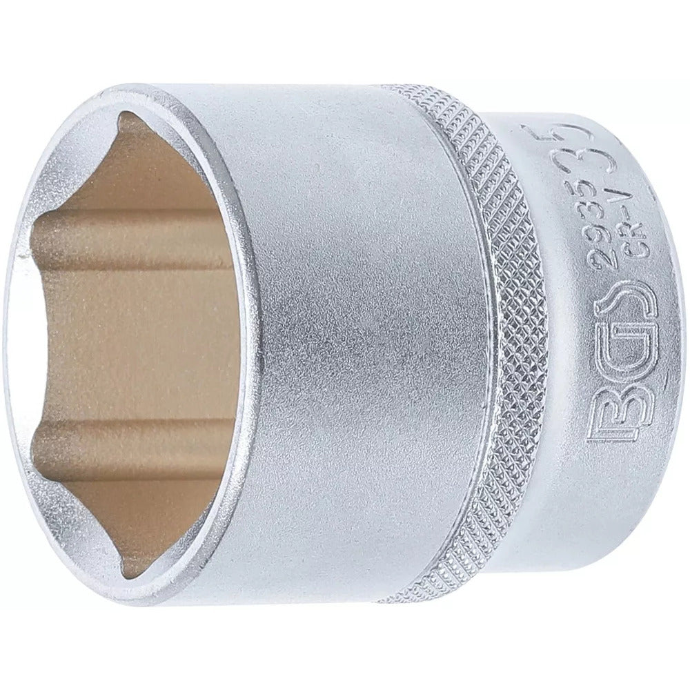 BGS - Steckschlüssel-Einsatz Sechskant | Antrieb Innenvierkant 12,5 mm (1/2") | SW 35 mm - 2935