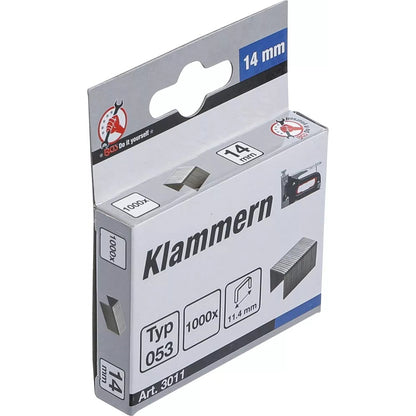 BGS - Klammern | Typ 53 | 14 x 11,4 mm | 1000 Stück - 3011