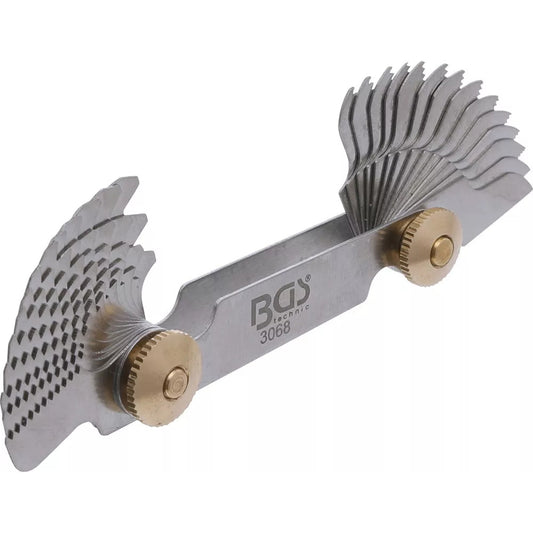 BGS - Gewindeschablone | 28 Blatt | Whitworth 4G - 62G - 3068