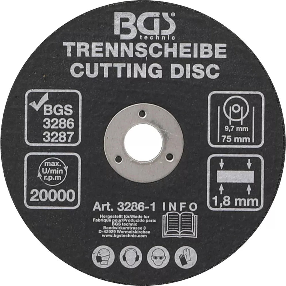 BGS - Trennscheibe | Ø 75 x 1,8 x 9,7 mm - 3286-1