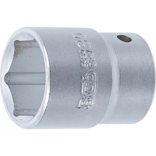 BGS - Steckschlüssel-Einsatz Sechskant | Antrieb Innenvierkant 20 mm (3/4") | SW 30 mm - 3430