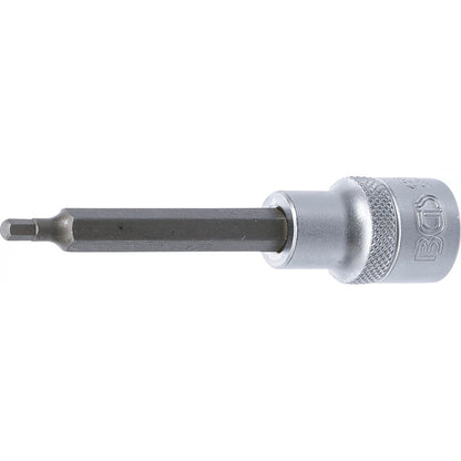 BGS - Bit-Einsatz | Länge 100 mm | Antrieb Innenvierkant 12,5 mm (1/2") | Innensechskant 4 mm - 4259