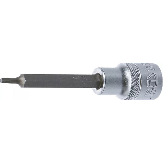 BGS - Bit-Einsatz | Länge 100 mm | Antrieb Innenvierkant 12,5 mm (1/2") | T-Profil (für Torx) T15 - 4468