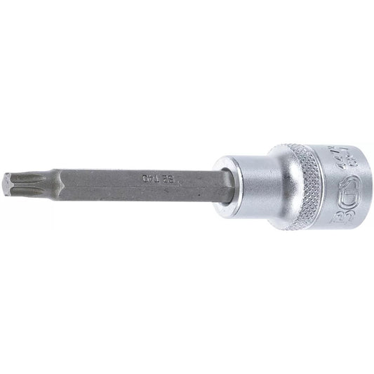 BGS - Bit-Einsatz | Länge 100 mm | Antrieb Innenvierkant 12,5 mm (1/2") | T-Profil (für Torx) T40 - 4472