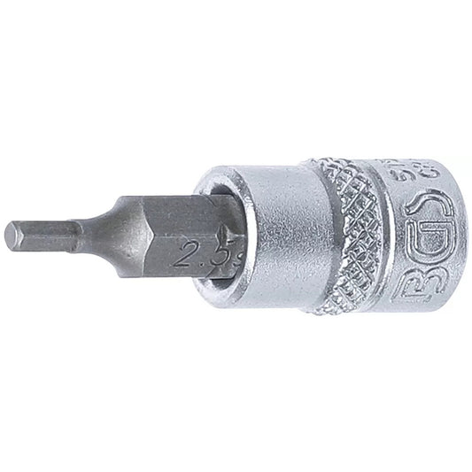 BGS - Bit-Einsatz | Antrieb Innenvierkant 6,3 mm (1/4") | Innensechskant 2,5 mm - 5154