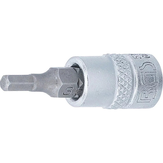BGS - Bit-Einsatz | Antrieb Innenvierkant 6,3 mm (1/4") | Innensechskant 3,5 mm - 5155