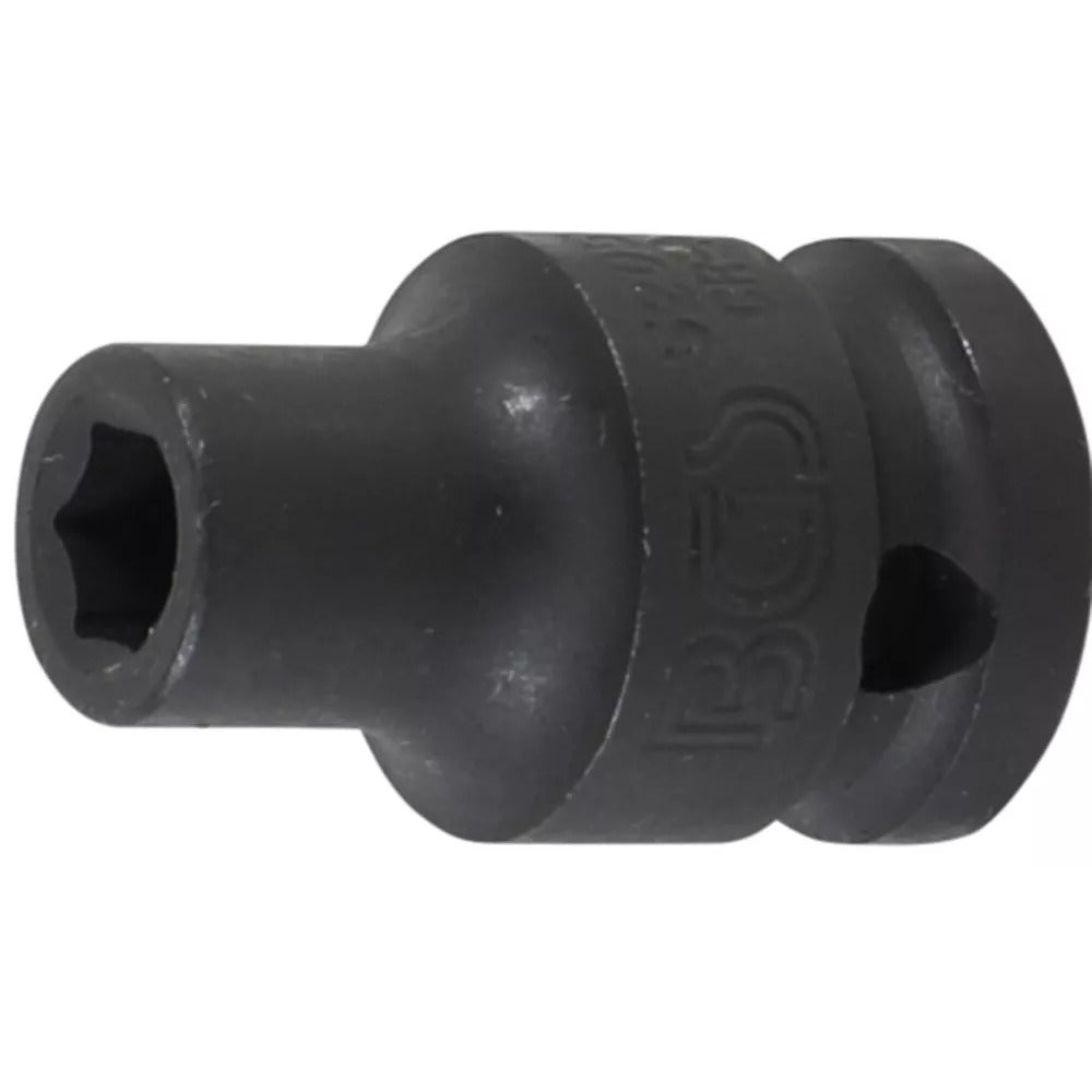 BGS - Kraft-Steckschlüssel-Einsatz Sechskant | Antrieb Innenvierkant 12,5 mm (1/2") | SW 8 mm - 5205-8