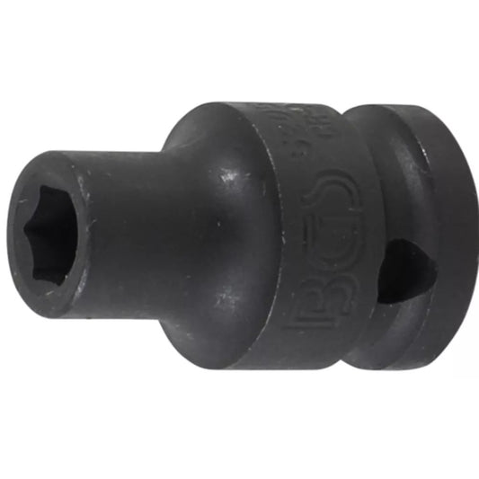 BGS - Kraft-Steckschlüssel-Einsatz Sechskant | Antrieb Innenvierkant 12,5 mm (1/2") | SW 8 mm - 5205-8