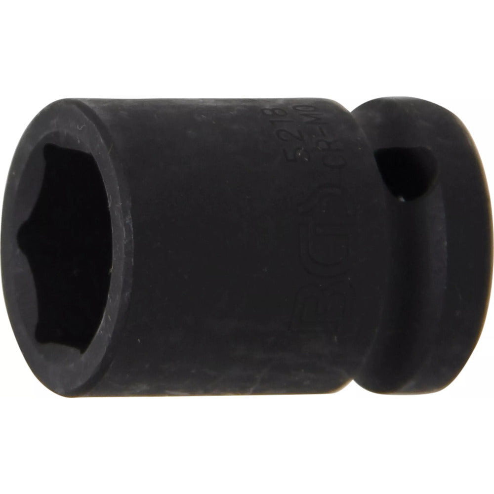 BGS - Kraft-Steckschlüssel-Einsatz Sechskant | Antrieb Innenvierkant 12,5 mm (1/2") | SW 18 mm - 5218