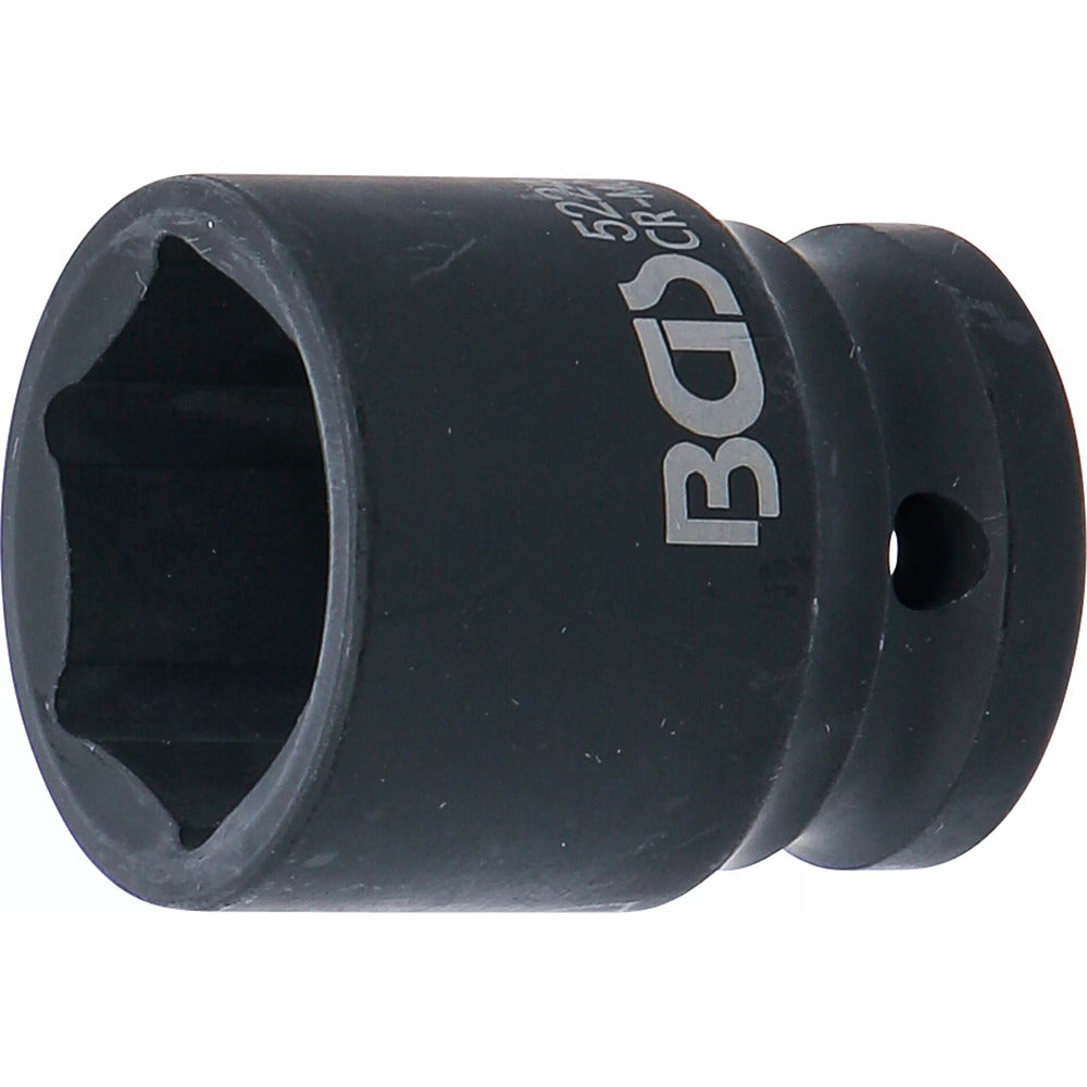 BGS - Kraft-Steckschlüssel-Einsatz Sechskant | Antrieb Innenvierkant 12,5 mm (1/2") | SW 24 mm - 5224