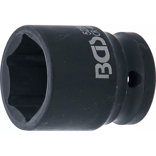 BGS - Kraft-Steckschlüssel-Einsatz Sechskant | Antrieb Innenvierkant 12,5 mm (1/2") | SW 24 mm - 5224