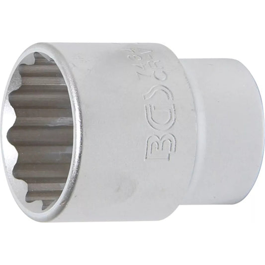 BGS - Steckschlüssel-Einsatz Zwölfkant | Antrieb Innenvierkant 20 mm (3/4") | SW 27 mm - 7427