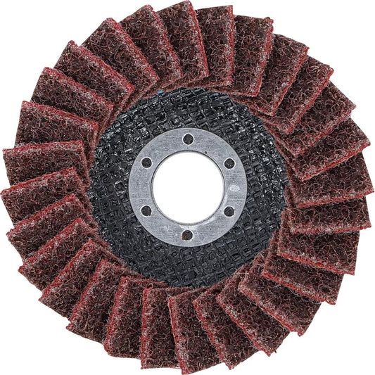 BGS - Fächer-Schleif-Scheibe | Vlies | Ø 115 mm | Körnung 120 - 74473