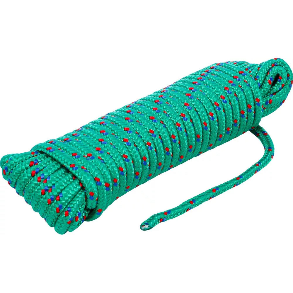BGS - Kunststoff-Seil / Allzweckseil | 6 mm x 10 m | grün/blau/gelb - 80806