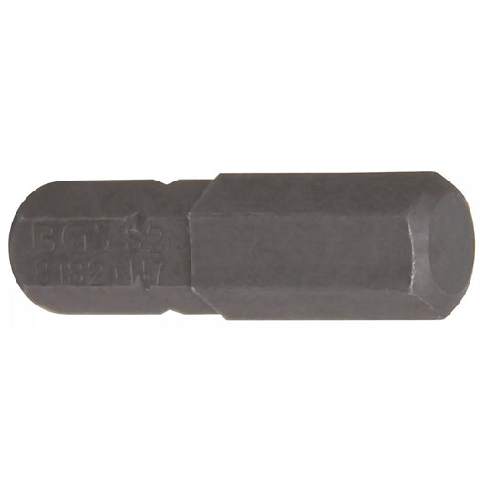 BGS - Bit | Länge 25 mm | Antrieb Außensechskant 6,3 mm (1/4") | Innensechskant 7 mm - 8182