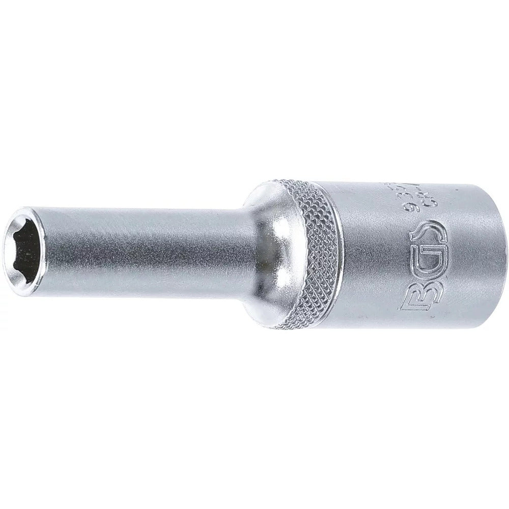 BGS - Steckschlüssel-Einsatz Sechskant, tief | Antrieb Innenvierkant 12,5 mm (1/2") | SW 8 mm - 9355