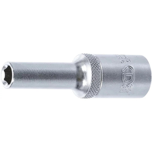 BGS - Steckschlüssel-Einsatz Sechskant, tief | Antrieb Innenvierkant 12,5 mm (1/2") | SW 8 mm - 9355