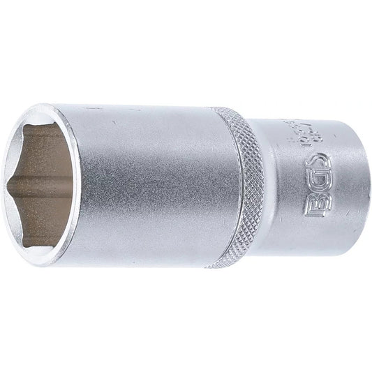 BGS - Steckschlüssel-Einsatz Sechskant, tief | Antrieb Innenvierkant 12,5 mm (1/2") | SW 26 mm - 10566