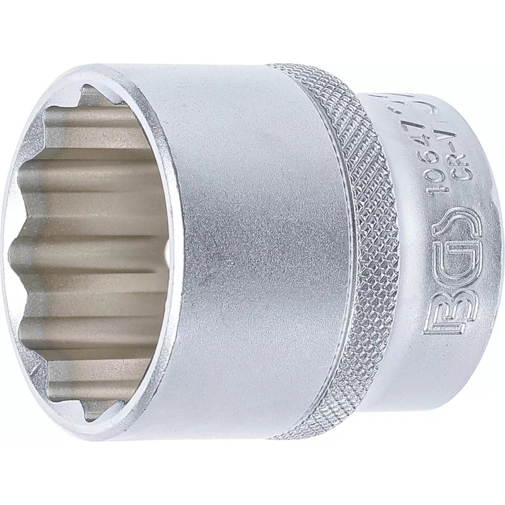 BGS - Steckschlüssel-Einsatz Zwölfkant | Antrieb Innenvierkant 12,5 mm (1/2") | SW 32 mm - 10647
