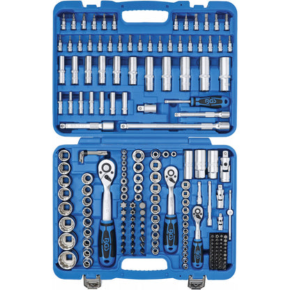 BGS - Steckschlüssel-Satz Zwölfkant | Antrieb 6,3 mm (1/4") / 10 mm (3/8") / 12,5 mm (1/2") | 192-tlg. - 2286