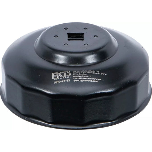 BGS - Ölfilterschlüssel | 15-kant | Ø 93 mm | für Honda, Mazda, Mitsubishi, Nissan, Volvo - 1039-93-15