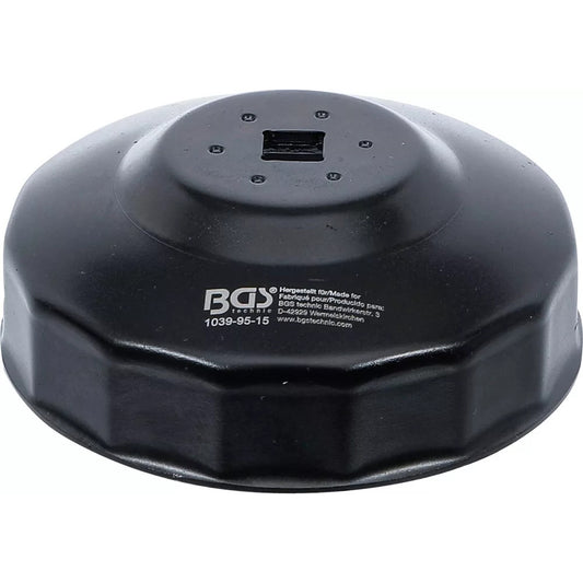 BGS - Ölfilterschlüssel | 15-kant | Ø 95 mm | für Alfa Romeo, Chrysler, Ford, GM, Toyota - 1039-95-15