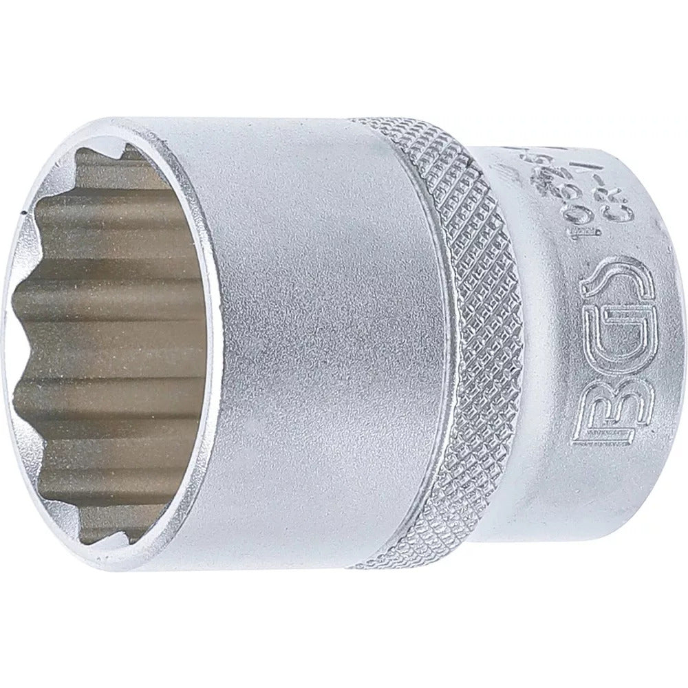 BGS - Steckschlüssel-Einsatz Zwölfkant | Antrieb Innenvierkant 12,5 mm (1/2") | SW 26 mm - 10626